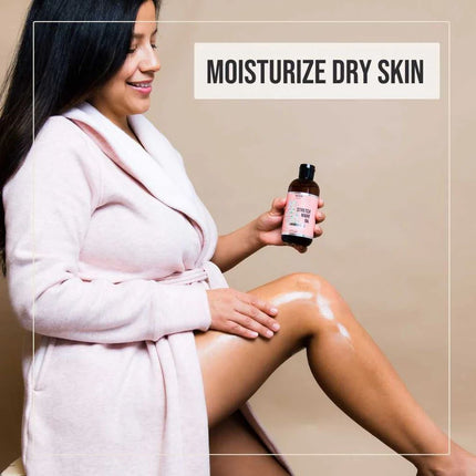 Magnum Solace Stretch Mark Oil – 100% Natural Belly Oil for Pregnancy with Cocoa Butter