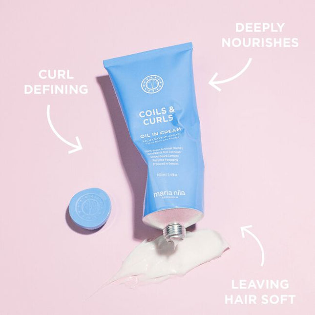 Maria Nila Coils & Curls Oil in Cream