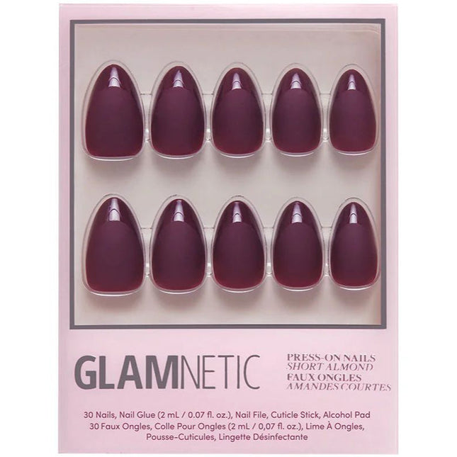 Glamnetic Merlot Press On Nails
