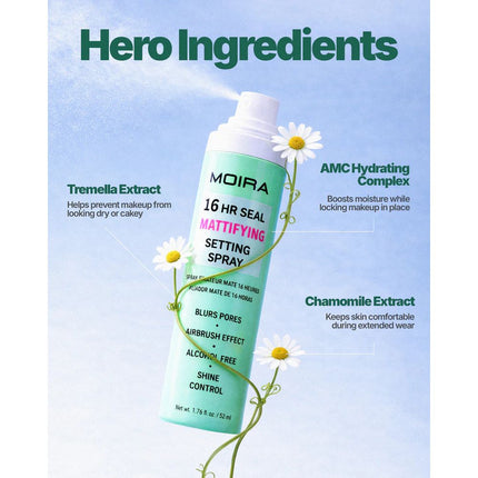 Moira 16HR Seal Mattifying Setting Spray