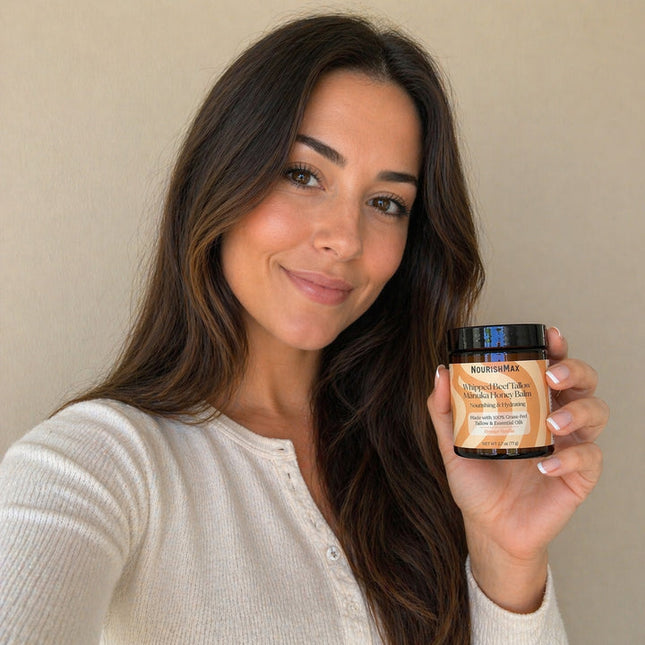 NourishMax Whipped Beef Tallow Manuka Honey Balm