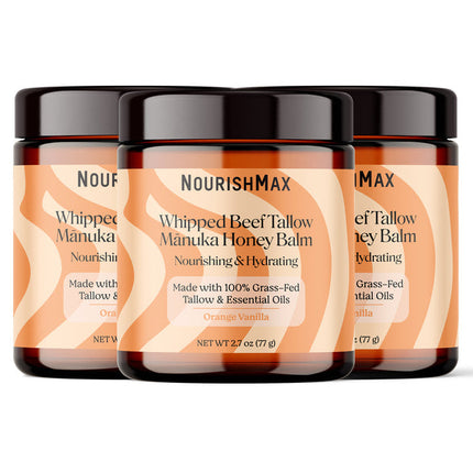 NourishMax Whipped Beef Tallow Manuka Honey Balm