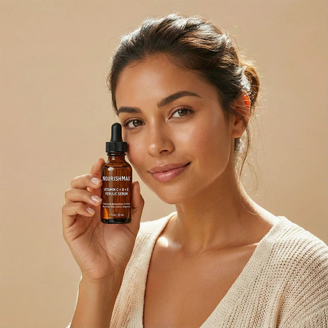 NourishMax Vitamin C + B + E + Ferulic Serum