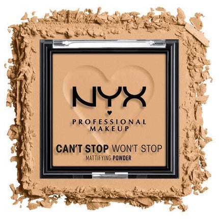 NYX Can't Stop Won't Stop Mattifying Pressed Powder