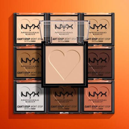 NYX Can't Stop Won't Stop Mattifying Pressed Powder