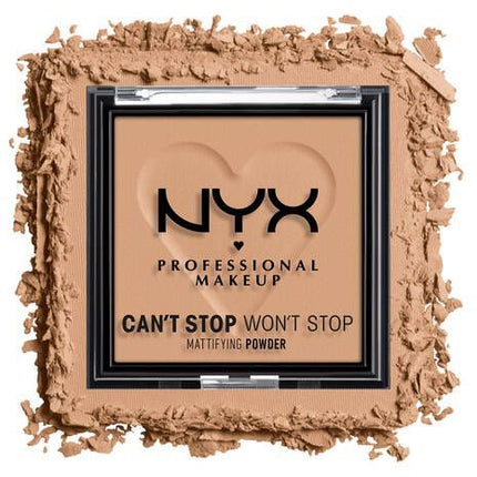 NYX Can't Stop Won't Stop Mattifying Pressed Powder