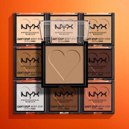 NYX Can't Stop Won't Stop Mattifying Pressed Powder