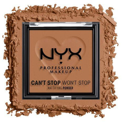 NYX Can't Stop Won't Stop Mattifying Pressed Powder