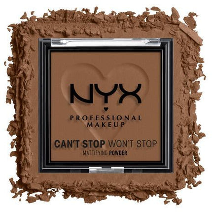 NYX Can't Stop Won't Stop Mattifying Pressed Powder