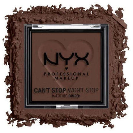 NYX Can't Stop Won't Stop Mattifying Pressed Powder