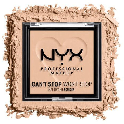 NYX Can't Stop Won't Stop Mattifying Pressed Powder