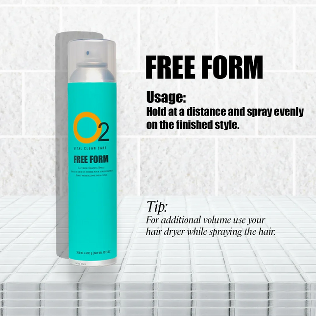 O2 Professional FREE FORM Layering Shaping Spray