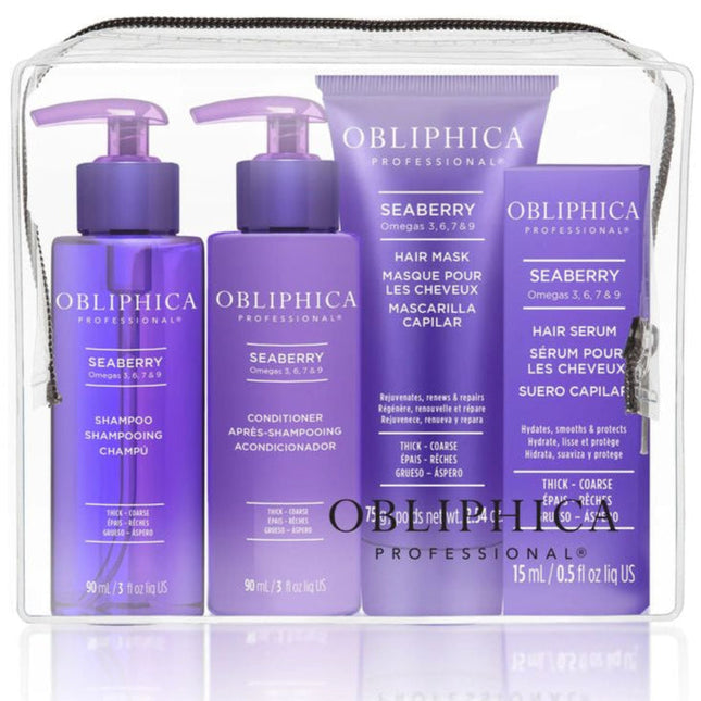 OBLIPHICA OBLIPHICA Seaberry 4PC - TRAVEL KIT - Medium to Coarse