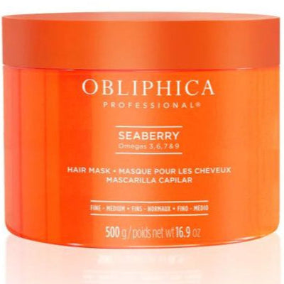 OBLIPHICA Seaberry Hair Mask - Fine to Medium - 16.9 fl oz. / 500 g