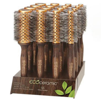 Olivia Garden EcoCeramic Soft Bristles - 16 PC Display