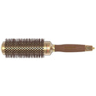 Close-up of the bristles on an Olivia Garden NanoThermic Speed XL hair brush, showing ionic bristles designed for superior shine and hydration.