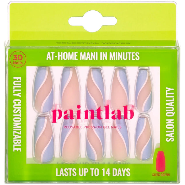 Paint Lab Celestial Waves Press-On Nails