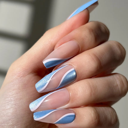 Paint Lab Celestial Waves Press-On Nails