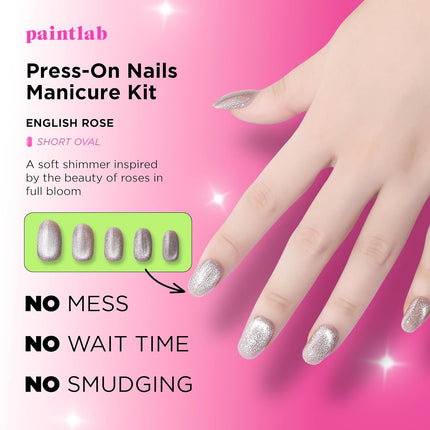 Paint Lab English Rose Press-On Nails