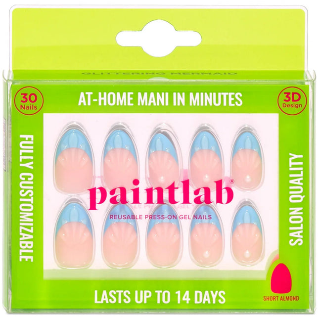 Paint Lab Glittering Mermaid Press-On Nails