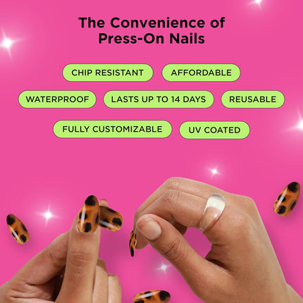 Paint Lab Tortie Press-on Nails