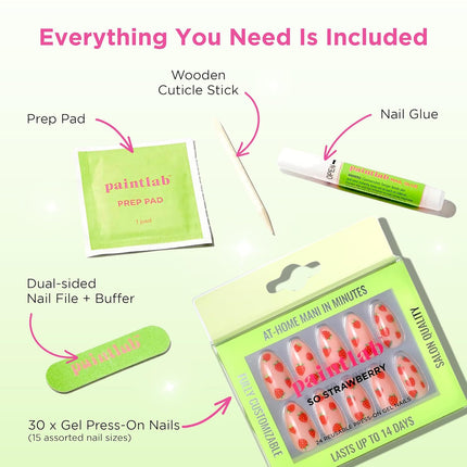 Paint Lab English Rose Press-On Nails