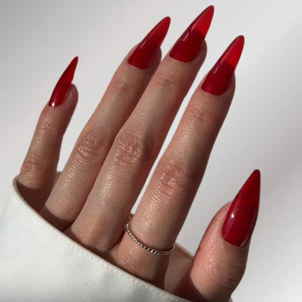 Paint Lab Red Jealous Press-on Nails