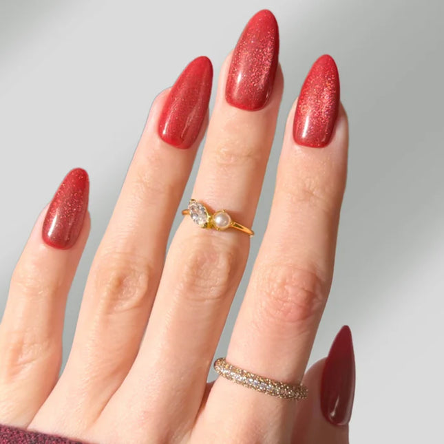 Paint Lab Red Rose Press-on Nails