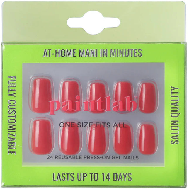 Paint Lab Risky Red Press-on Nails