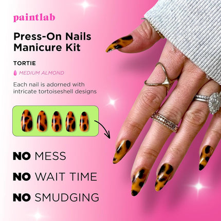 Paint Lab Tortie Press-on Nails