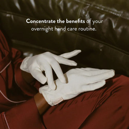 PAUME Organic Cotton Overnight Gloves