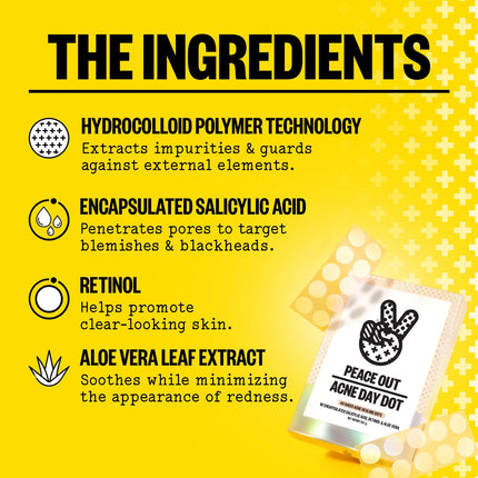Peace Out Acne Day Dots - Jumbo