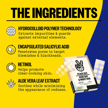 Peace Out Acne Day & Night Duo