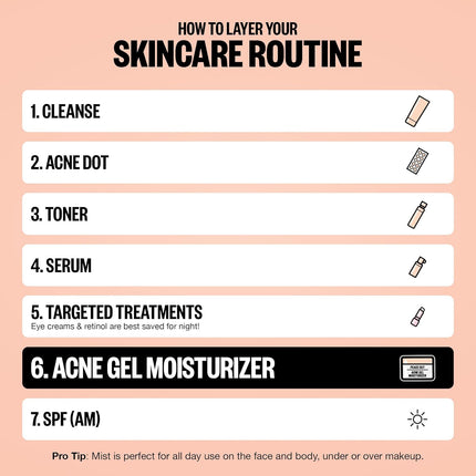 Peace Out Acne Gel Moisturizer