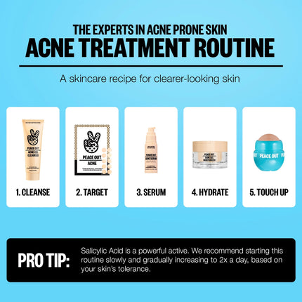 Peace Out Instant Oil Control Roller W/ Halloysite Clay