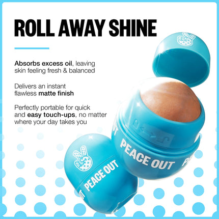 Peace Out Instant Oil Control Roller W/ Halloysite Clay