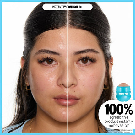 Peace Out Instant Oil Control Roller W/ Halloysite Clay