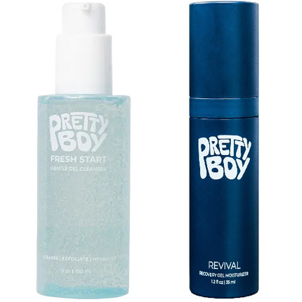 PrettyBoy Face Cleanser & Moisturizer Kit