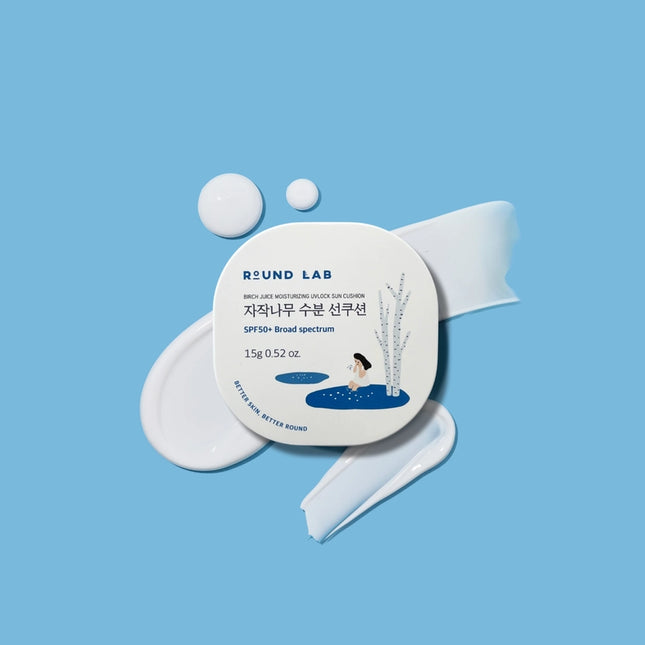 ROUND LAB Birch Juice Moisturizing UVLock Sun Cushion SPF 50