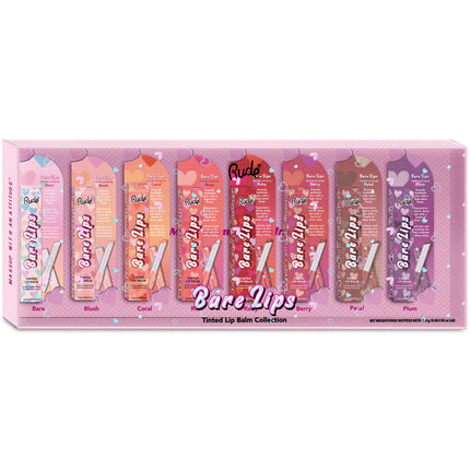 Rude Cosmetics Bare Lips Tinted Lip Balm Gift Set