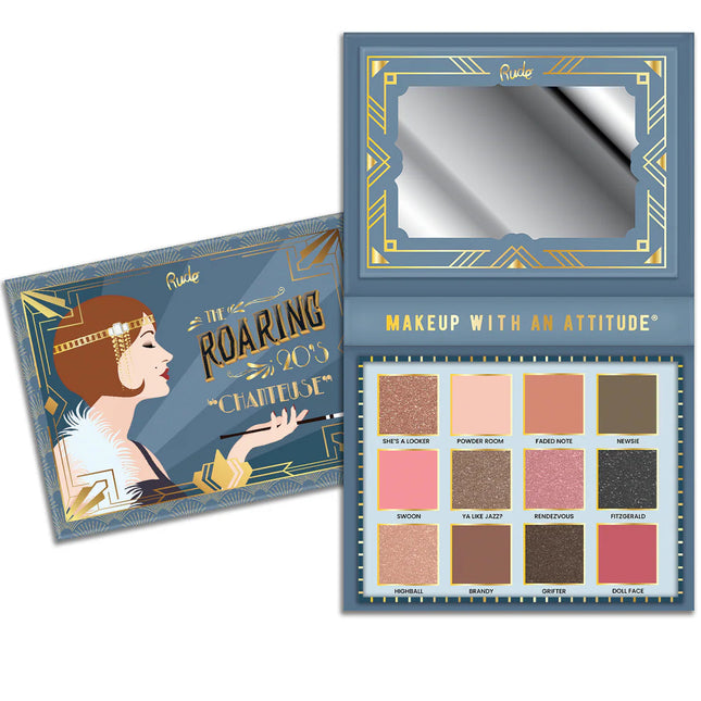 Rude Cosmetics The Roaring 20's 12 Color Eyeshadow Palette - Chanteuse