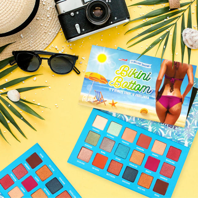 Rude Cosmetics Bikini Bottom - 18 Eyeshadow Palette