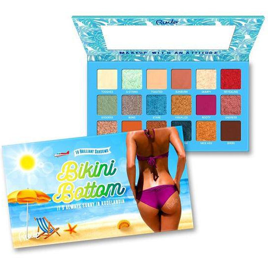 Rude Cosmetics Bikini Bottom - 18 Eyeshadow Palette