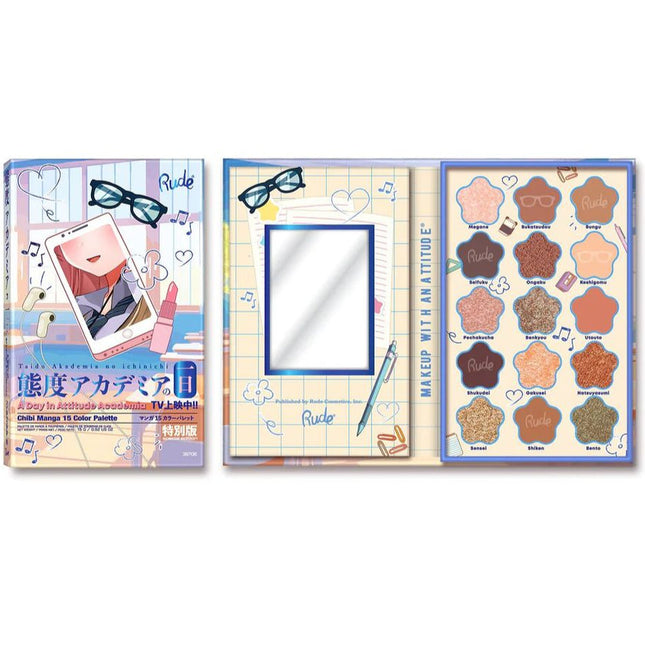 rude-cosmetics-chibi-manga-collection-15-color-palette-a-day-in-attitude-academia-2