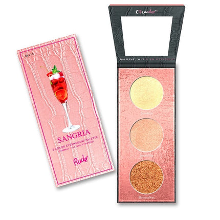 Rude Cosmetics Cocktail Party Luminous Highlight/Eyeshadow Palette - Sangria