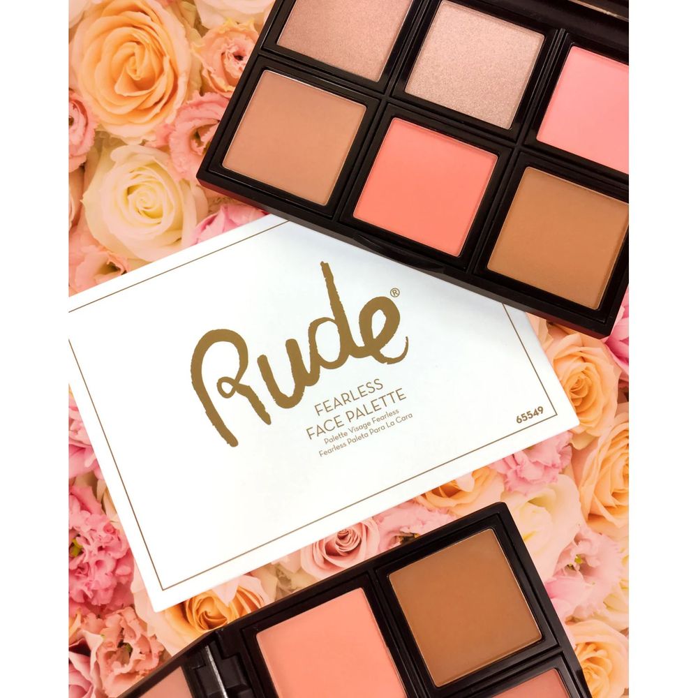 Shade Rude Rude Cosmetics Fearless Face Palette – HB Beauty Bar