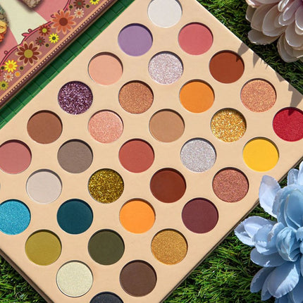 Rude Cosmetics Flower Love 35 Pressed Pigment & Shadows - Gardener