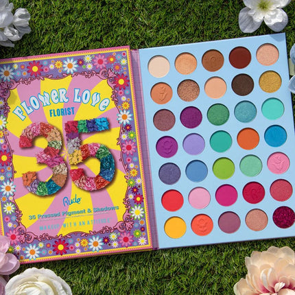 Rude Cosmetics Flower Love 35 Pressed Pigment & Shadows - Florist