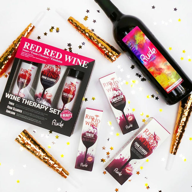 Rude Cosmetics Red Red Wine - Wine Therapy Set