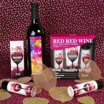 Rude Cosmetics Red Red Wine - Wine Therapy Set